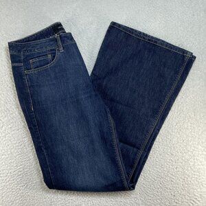 Calvin Klein Jeans Womens Size 8 Mid Rise 11" Flare Bootcut Blue Jeans 31x31